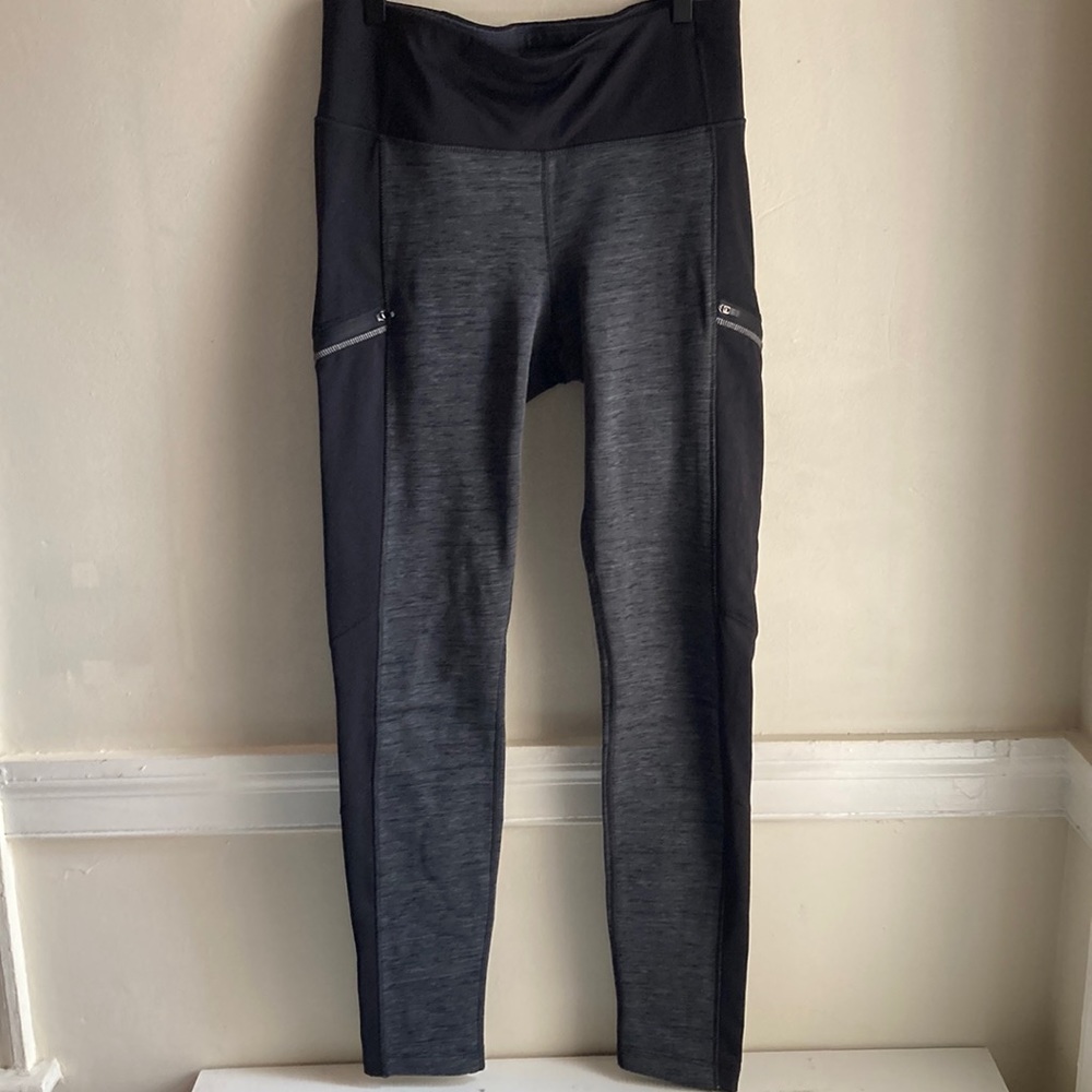 Athleta Fleece lined Leggings Large Tall